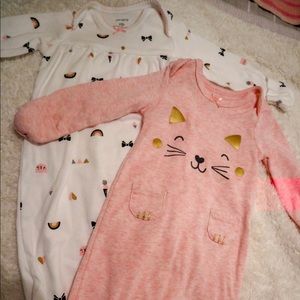 Pair of sleep gowns